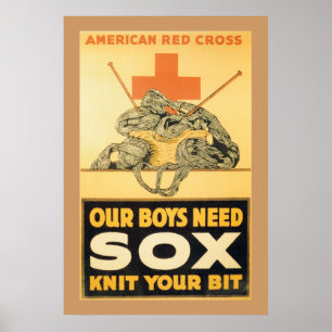Onze Jongens hebben Sox nodig Poster