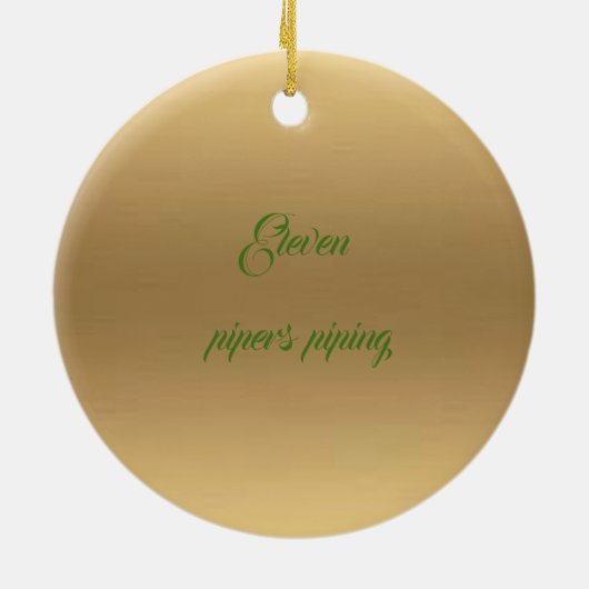 Onze joueurs de pipeau sifflant la décoration de (Dos)