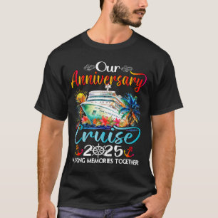 Onze jubileum cruise echtgenoot echtgenote koppels t-shirt