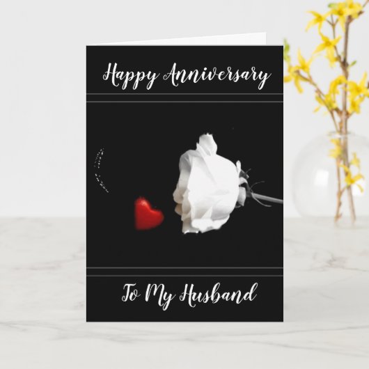 **ONZE JUBILEUM** HUSBAND U BETEKENT MIJ KAART (Gele Bloem)