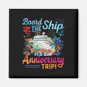 Onze jubileumcruise echtgenoot echtgenote koppels  magneet