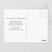 Onze Kantoor heeft de Paarse Witte Zaken bewogen B Briefkaart (Achterkant)