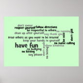 Onze kerkregels poster (Voorkant)