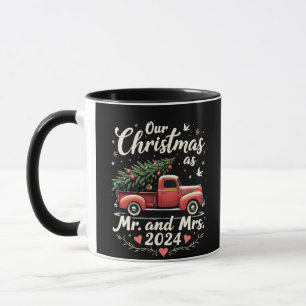Onze Kerstmis als Mijnheer en Mevrouw 2024 Matchin Mok
