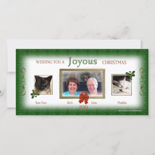 Onze Kerstmis Samen Foto Kaart (Voorkant)