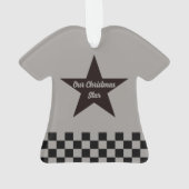 Onze kerstster ornament (achterkant)