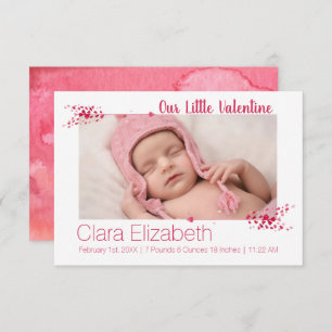 Onze kleine Baby van de Valentijn Kaart