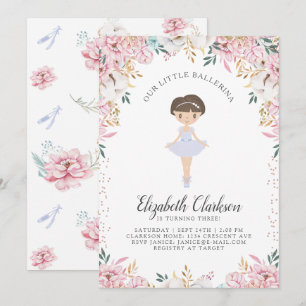 Onze kleine Ballerina Birthday-kaart Kaart