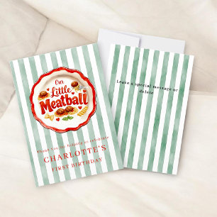 Onze Kleine Balletje Baby Shower Bedankkaart