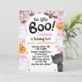 Onze Kleine BOO 2e Verjaardag Uitnodiging Ghost (Staand voorkant)