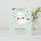 Onze kleine Boo Cute Kind Halloween Tweede verjaar Kaart (Staand voorkant)