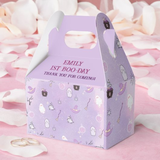 Onze kleine Boo Halloween 1e verjaardag Bedankdoosjes (Huwelijk)