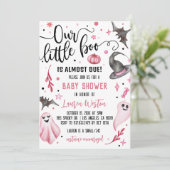 Onze kleine Boo Halloween Baby shower Kaart (Staand voorkant)