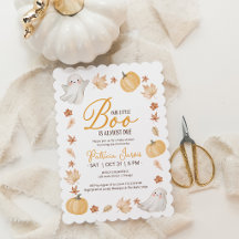 Onze Kleine Boo Herfst Baby Shower