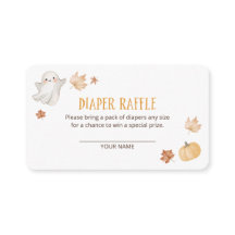Onze Kleine Boo Herfst Baby Shower Luier Raffle