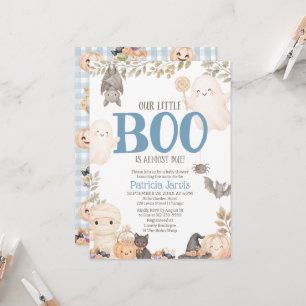 Onze Kleine Boo Komt Er bijna Baby Shower Kaart