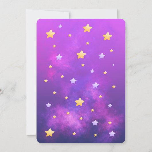 Onze kleine Boo Paarse Halloween 1e verjaardag Bab Kaart (Achterkant)