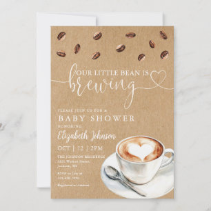 Onze Kleine Boon Brouwt Koffie Baby Shower Kaart