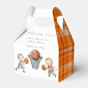 Onze kleine Champ Basketbal Basket Boy Baby shower Bedankdoosjes