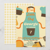 Onze kleine chef verjaardag kaart (Voorkant / Achterkant)