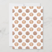 Onze Kleine Cookie Roze Baby Shower Kaart (Achterkant)