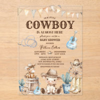 Onze Kleine Cowboy Wild West 1e Verjaardag Cactus