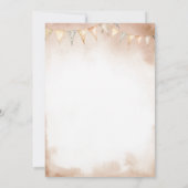 Onze kleine Cowboy Wild West Baby shower Kaart (Achterkant)