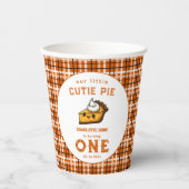 Onze Kleine Cutie Pi Dag 1e verjaardag Papieren Bekers (Voorkant)