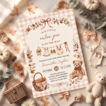 Onze kleine Cutie Pie is op komst Baby shower