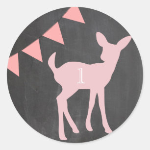 Onze kleine dode wordt er een! Verjaardag Stickers