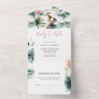 Onze kleine eendje Waterverf Baby shower