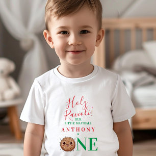 Onze Kleine Gehaktbal is Eén Eerste Verjaardagsfee Kinder Shirts