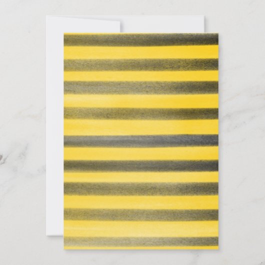 Onze Kleine Hone Bee Eerste Verjaardagsuitnodiging Kaart (Achterkant)