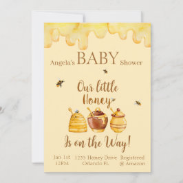 Onze Kleine Honey Is Op Weg! Baby Shower Kaart