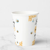 Onze kleine honing | Eerste verjaardag Papieren Bekers (Rechts)