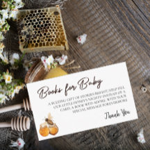 Onze kleine honingboeken voor Baby Baby shower
