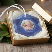 Onze kleine juweeltje September Birthstone Baby Ge Glas Ornament