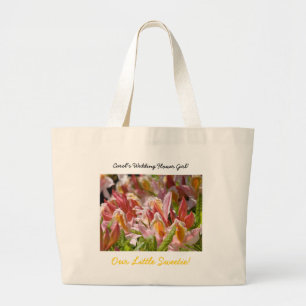 Onze Kleine Liefje! Aangepaste Trouw Bloemenmeisje Grote Tote Bag