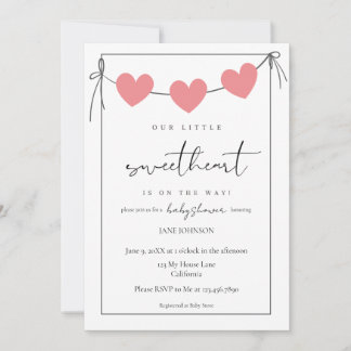 Onze Kleine Liefje Baby Shower Uitnodiging