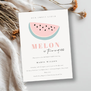 Onze kleine Melon pastel roze elke dag van de leef Kaart