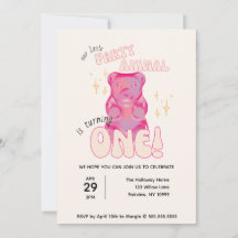 Onze kleine Partij Dier Gummy Beer 1e Verjaardag