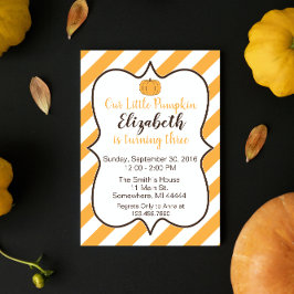 Onze kleine pomkin Birthday nodigt uit Kaart