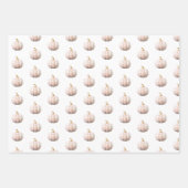 Onze kleine pompoen 1e verjaardag inpakpapier vel (Voorkant 2)