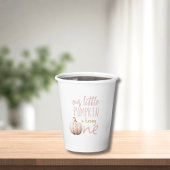 Onze kleine pompoen 1e verjaardag papieren bekers