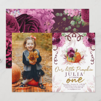 Onze kleine pompoen eerste verjaardag Bourgogne fo Kaart