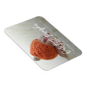 Onze kleine pompoen geboorte aankondiging magneet (Rechterzijde)