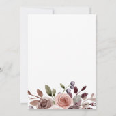 Onze kleine pompoen herfst eerste verjaardag Invi Kaart (Achterkant)