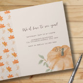 Onze kleine pompoen Herfst Herfst eerste 1e verjaa