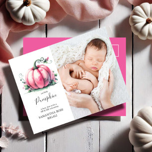 Onze Kleine Pompoen Sip en See Baby Shower Uitnodi Feestdagenkaart