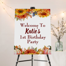 Onze kleine pompoen wordt een welkom